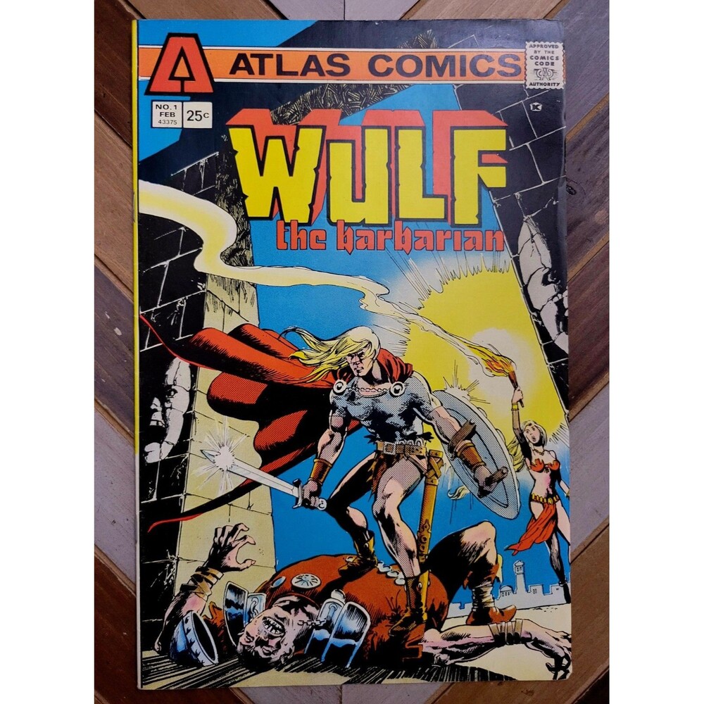 Wulf the Barbarian #1 FN (Atlas 1975) 1st Appearance! Larry Hama & Klaus Janson